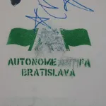 SK Bratislava ANTIFA defaced