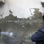 Pejac Aman JO Palestine Watching destruction