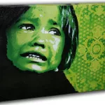 IR icy crying girl