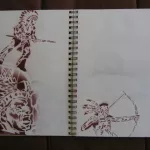 Scott Williams California Glory sketchbook 25