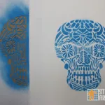 Todd Hanson Skull Cut Out Stencil 01