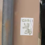 CAB lion sticker