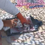 Chris Benfield NV BRC 2006 stencil station 01