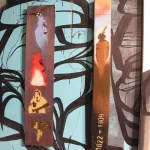 Dan Plasma pieces on wood