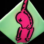 empte eyes hangman tile pink green