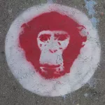 SF Clarion Alley Large Monkey Head