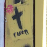 SF Clarion Alley cross risen
