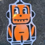 SF Clarion Alley robot sticker