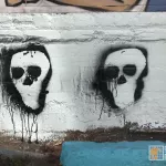 SF Clarion Alley skulls
