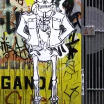SF Clarion Alley skeleton