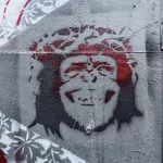 SF Clarion Alley monkey Jesus