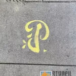 SF Divisadero St. stylized letters