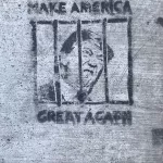 SF Upper Haight Make America Great Trump jailed