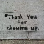 SF Upper Haight Thank You for Showing Up