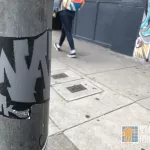 SF Upper Haight WARE UK large sticker
