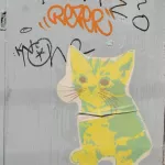 SF Upper Haight kitten wheat paste