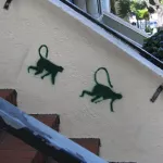 SF Lower Haight monkeys on stairs