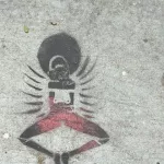 SF Lower Haight woman legs open