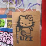 SF Upper Haight Hello Kitty UZI sticker
