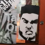 SF Chinatown face on sticker