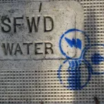 SF Water Dept stencil