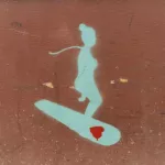 SF Valencia c. 2000 female surfer