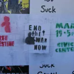 SF Mission End War Now Poster