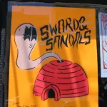SF Mission Sword Sandals Poster
