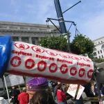 SF Protest Penis Missle