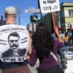 SF Protest May Day 2008 Zapata Vive fabric