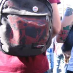 SF Protest May Day 2008 Elephant fabric