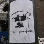 SF Protest Poster Corporate Pig