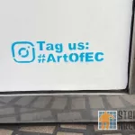 SF Financial District emojis on mural IG tag