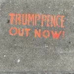 SF Ferry Bldg Trump Out Now