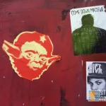 SF Financial District Star Wars Che Yoda sticker