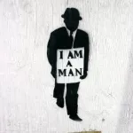 SF Richmond Dist Arguello St I am a Man