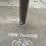 SF Van Ness Free Parking Bike