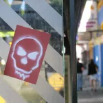SF Mission Skull sticker