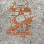 SF Mission militant raccoon