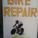 SF Valencia Bike Repair sign