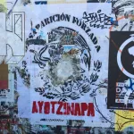 SF Valencia St. DAP wall Ayotzinapa Poster