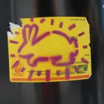 SF Valencia shining rabbit sticker