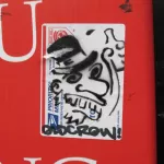 SF Valencia St. Old Crow sticker 01