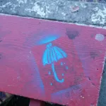 SF Valencia St. Umbrella