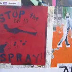 SF Valencia St. DAP Wall Stop Spray