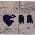 SF Valencia St. Heart Pac Man