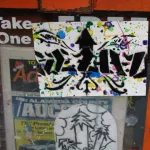SF Valencia St. graffiti style