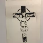 Douglas Miles Apache crucified