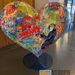 Mr. Brainwash Hearts in SF 01