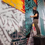 Shepard Fairey process 01 dubai ph Jon Furlong for BSA